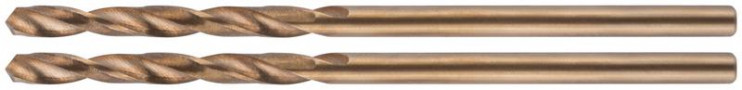 Набор сверл по металлу Profi 2.3х53мм с кобальтом 5проц. (уп.2шт) Cutop 48-358