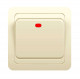 Выключатель 1-кл. СП Classic 10А IP20 с индикацией крем. POWERMAN 1156499