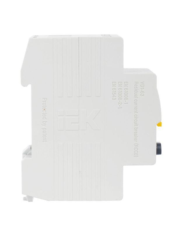 Выключатель дифференциального тока (УЗО) 2п 25А 30мА тип AC ВД1-63 KARAT IEK MDV10-2-025-030