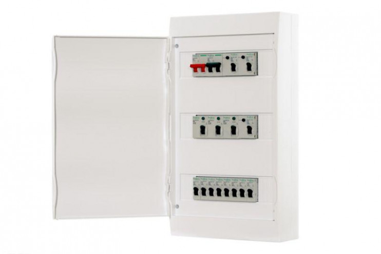 Выключатель автоматический дифференциального тока City9 Set (АВДТ) 1P+N C 25А 6кА 30мА Тип-A 230В SE C9D65625