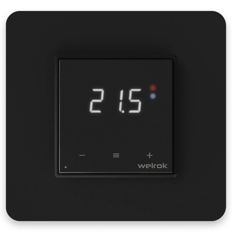 Терморегулятор для теплого пола с Wi-Fi оz bk Welrok 4660251140601
