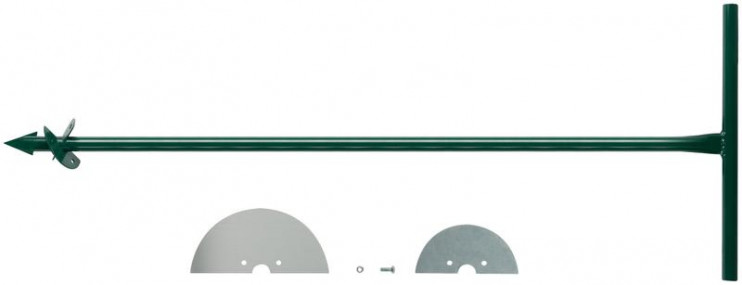 Бур садовый L1000мм 2 насадки 150мм и 200мм КУРС 77241
