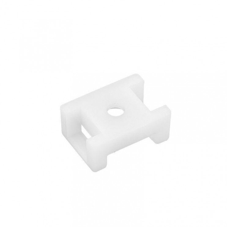 Площадка для крепления стяжки 22х16мм (ПС-2) бел. (уп.100шт) Rexant 07-2102