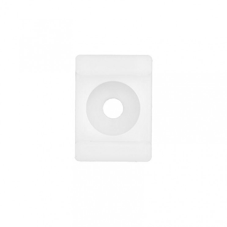 Площадка для крепления стяжки 22х16мм (ПС-2) бел. (уп.100шт) Rexant 07-2102