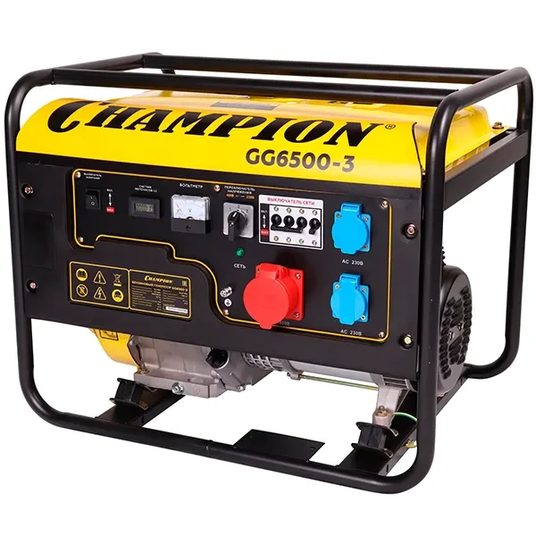 CHAMPION GG6500 3 Бензиновый генератор купить ТД АЛЬФА