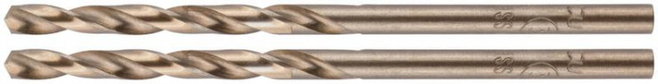 Набор сверл по металлу Profi 3.1х65мм с кобальтом 5проц. (уп.2шт) Cutop 48-363