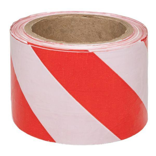 Лента оградительная ЛО "Красно-белая" 75х100 Basic EKF lo-75x100-bas