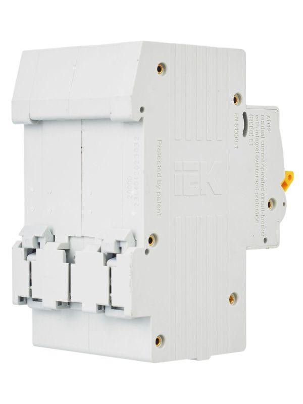 Выключатель автоматический дифференциального тока 2п C 32А 30мА тип AC 4.5кА АД-12 KARAT IEK MAD10-2-032-C-030