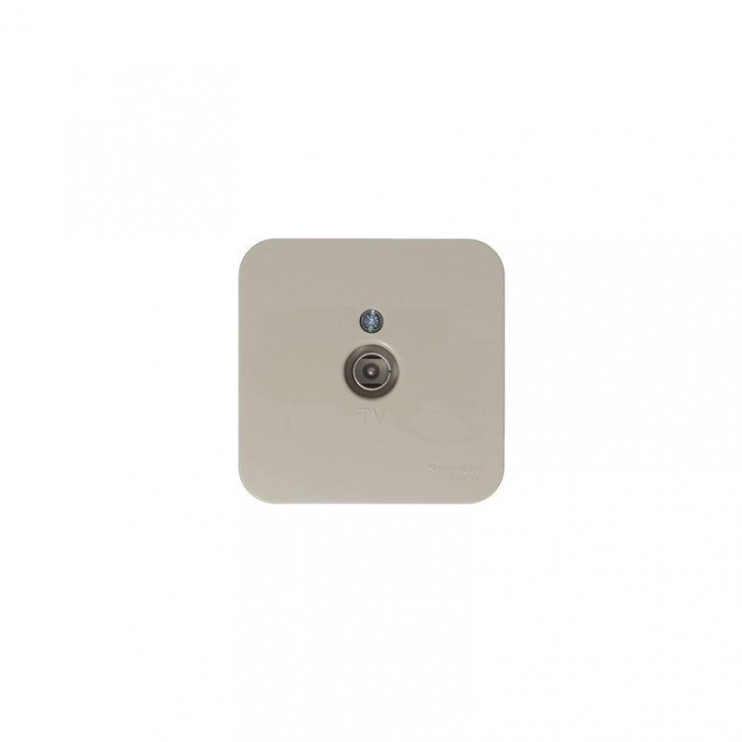 Розетка телевизионная TV ОП Blanca коннектор с изолир. пластиной беж. SE BLNTA000017