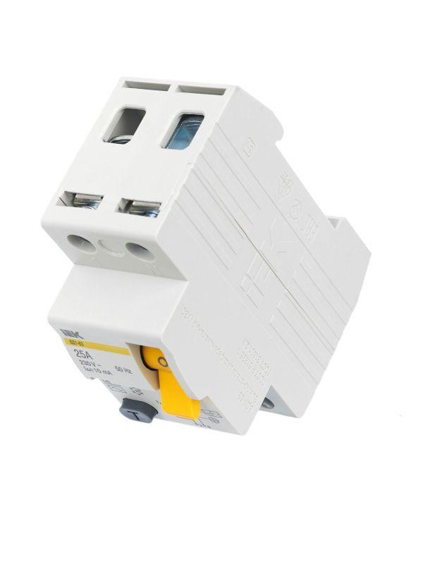 Выключатель дифференциального тока (УЗО) 2п 25А 10мА тип AC ВД1-63 KARAT IEK MDV10-2-025-010