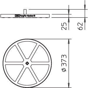 Основание для сист. FangFix F-FIX-B16 OBO 5403235