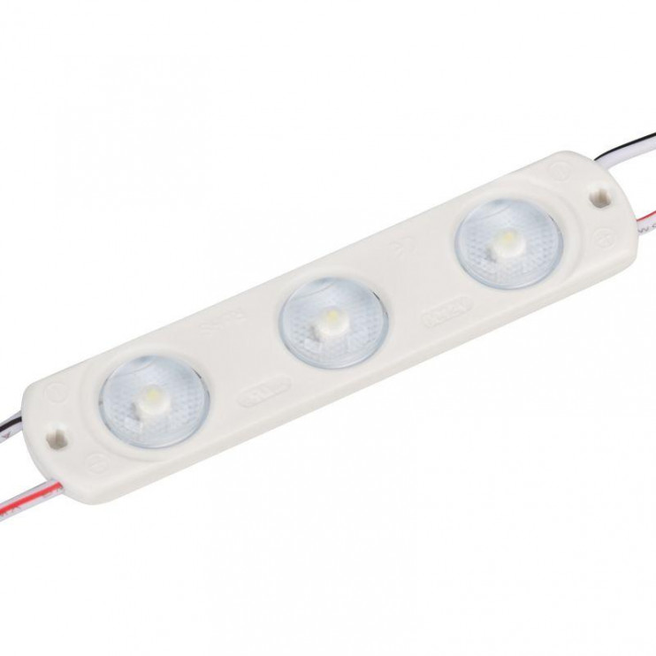 Модуль светодиодный герметичный CRAFT-2835-3-12V White 170deg 1.2Вт IP67 80х17.5мм закрытый (уп.100шт) Arlight 024839