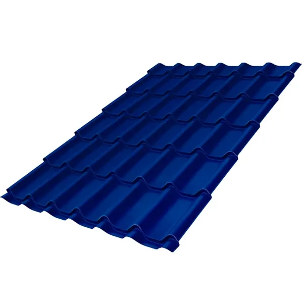 Металлочерепица 2250 х 1183 мм GRAND LINE Classic RAL 5005 Satin