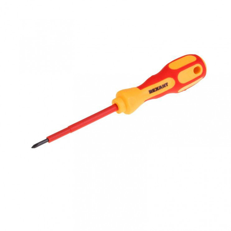 Отвертка "Электрика" PH0 75мм REXANT 12-4715