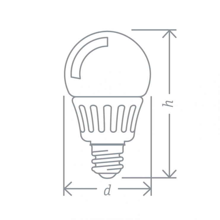 Лампа светодиодная 94 477 NLL-P-G45-5-230-2.7K-E27 5Вт шар 2700К тепл. бел. E27 330лм 176-264В Navigator 94477