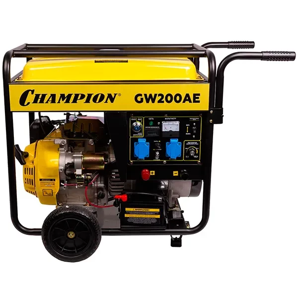 Бензиновый сварочный генератор CHAMPION GW200AE отзывы характеристики ТД АЛЬФА