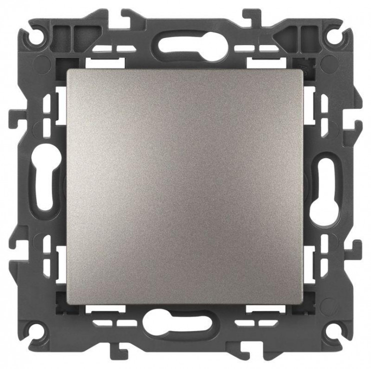 Переключатель Elegance 14-1103-16 250В 10АХ титан Эра Б0065792