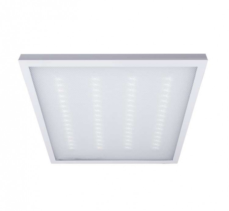 Светильник светодиодный PPL 595/U Призма 36Вт 4000К IP40 3600лм ДВО/ДПО универс. рассеив. V2 негорюч. с драйвером панель JazzWay 2853486J