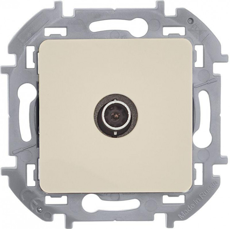 Розетка телевизионная TV Inspiria 2дБ 0-2400мГц с топологией "звезда" механизм сл. кость Leg 673851