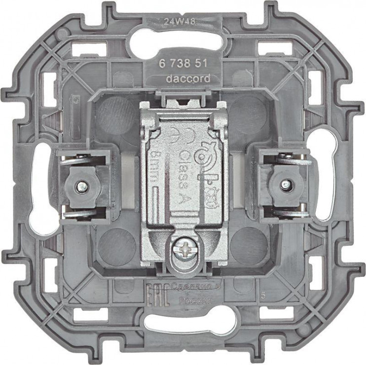 Розетка телевизионная TV Inspiria 2дБ 0-2400мГц с топологией "звезда" механизм сл. кость Leg 673851