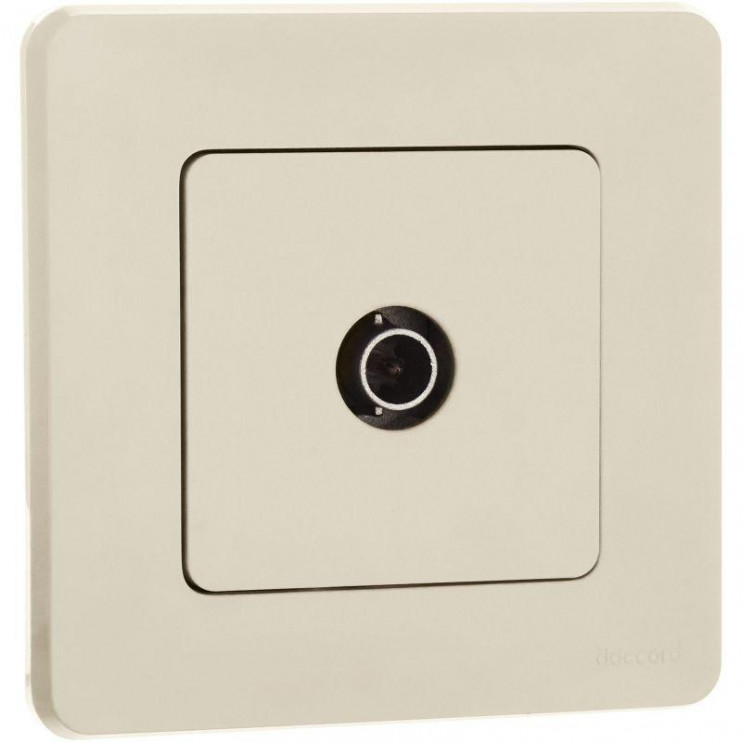 Розетка телевизионная TV Inspiria 2дБ 0-2400мГц с топологией "звезда" механизм сл. кость Leg 673851