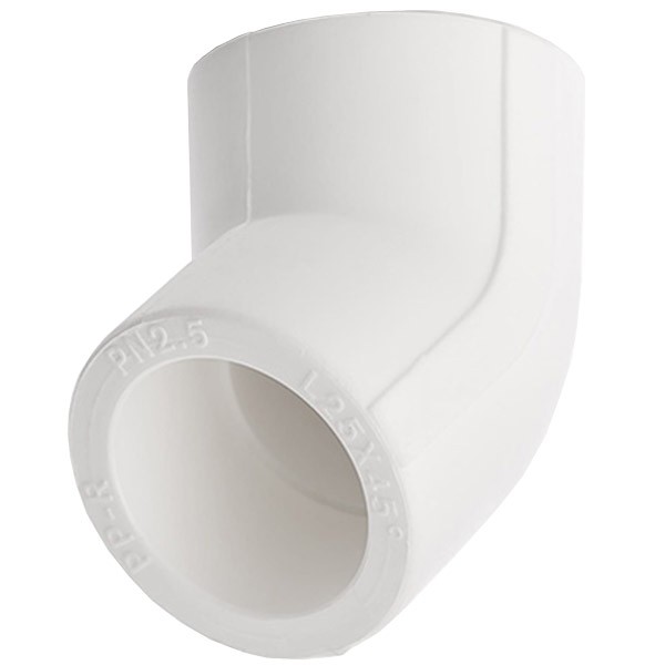 Угольник PP-R 45° x 90мм VALFEX 10107090 купить цена ТД АЛЬФА
