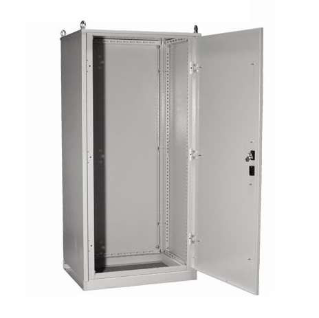 Корпус КСРМ хх.8.8-2 36 IP31 (Место 2: крыша + цоколь + боковые и фасадные стяжки + замок + петли + метизы) метал. IEK YKM30-M2-88-36