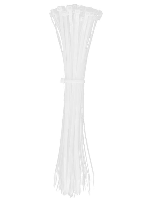 Хомут кабельный 4.8х300 нейл. бел. (уп.100шт) IEK UHH31-D048-300-100