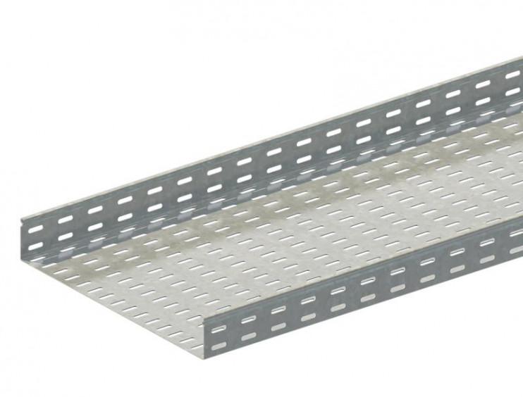 Лоток листовой перфорированный 400х65 L2000 сталь 0.7мм ЛМс-ПЗ 400х65-0.7 У3 СОЭМИ 124131416
