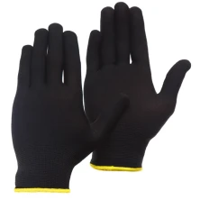 Перчатки GWARD Touch Black нейлоновые без покрытия 10 (XL)