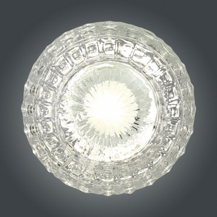 Светильник НББ 64-60-080 "Гранат" d150 1х60Вт E27 IP20 прозр./корпус прямой бел. Элетех 1005100178