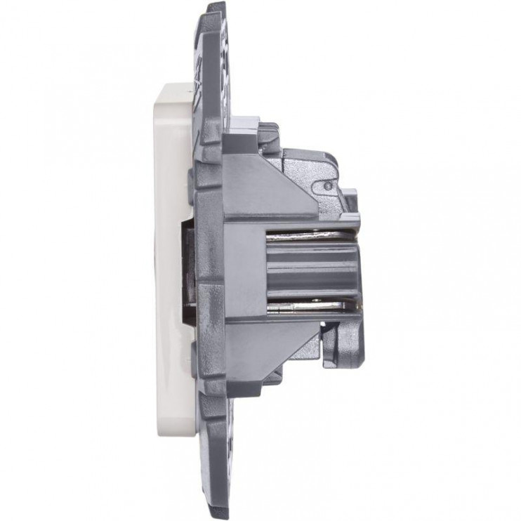 Розетка телевизионная проходная TV Inspiria 14дБ 5-862мГц механизм бел. Leg 673860