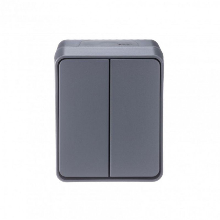 Выключатель 2-кл. ОП AtlasDesign Profi54 IP54 10AX антрацит SE ATN544051