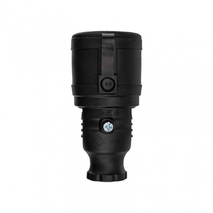 Розетка переносная влагозащ. с крышкой с/з 16А IP44 каучук Rexant 111-004